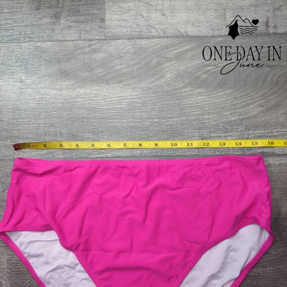 Yonique Twist Front Tankini Swimsuit Size XL - Picture 5 of 7